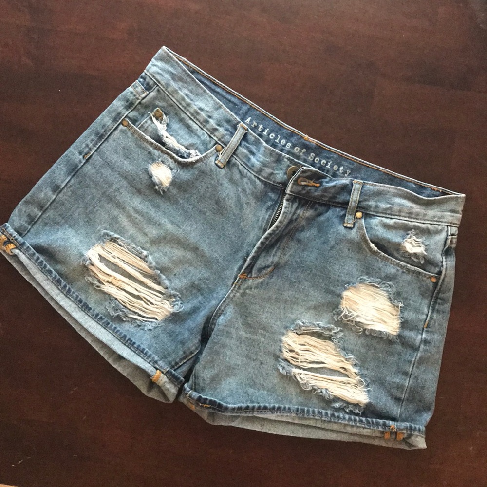 Articles of Society jean shorts
